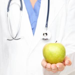 An apple